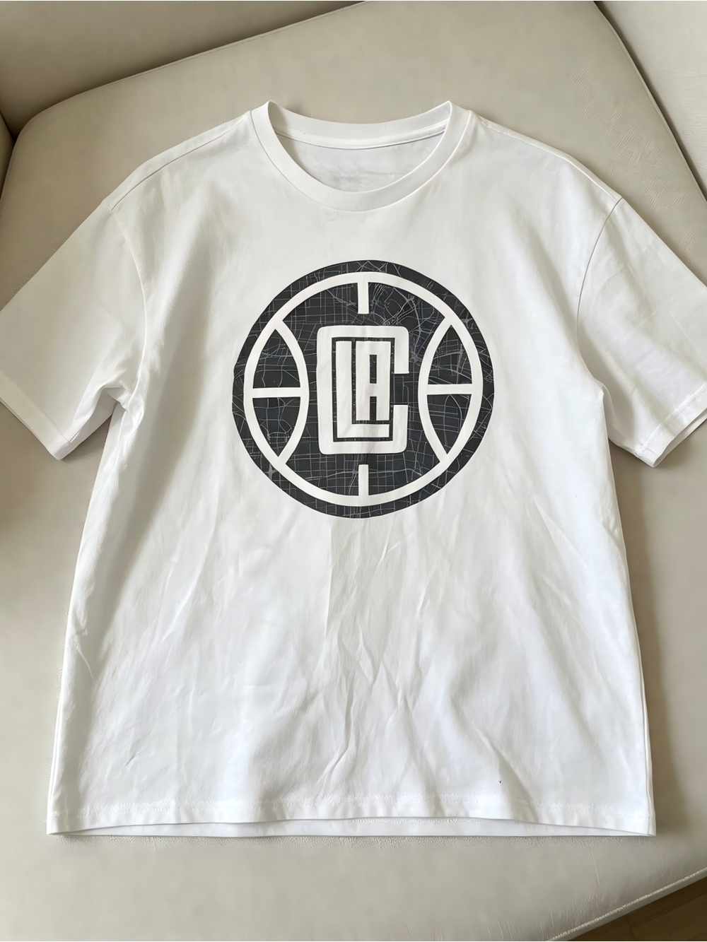 White LA Clippers basketball Women Men T-shirt Unisex